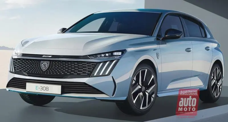 Künftig neu gestalteter Peugeot 308 (2025): Welche Entwicklungen können wir erwarten? - Zukünftiger Peugeot 308 neu gestaltet (2025)