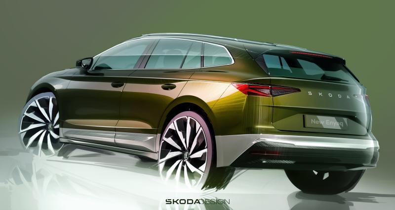 Skoda stellt teilweise seinen neu gestalteten Enyaq vor, den neuen Elektro-Star in Europa – Skoda Enyaq Coupé neu gestaltet