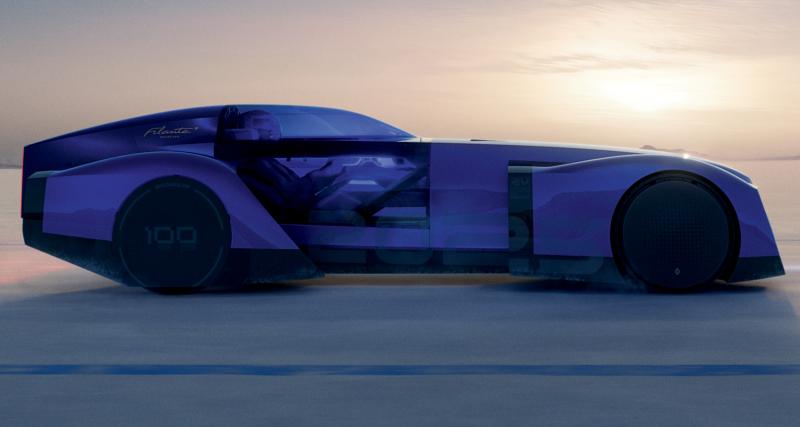 Die spektakulären Renault -Aufnahmen erstellen das Ereignis während der Retromobile 2025 - Renault Filante Record 2025 Fair