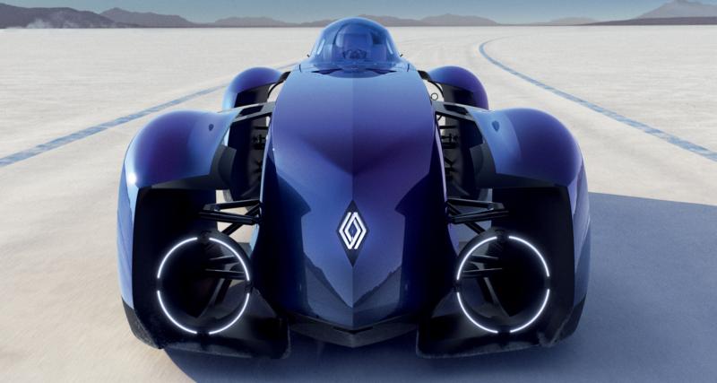 Die spektakulären Renault -Aufnahmen erstellen das Ereignis während der Retromobile 2025 - Renault Filante Record 2025 Fair