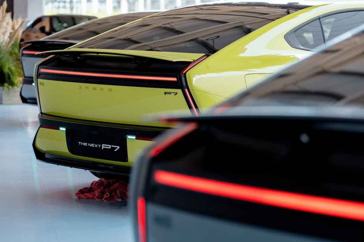 Innenraumeindruck Xpeng P7 2025