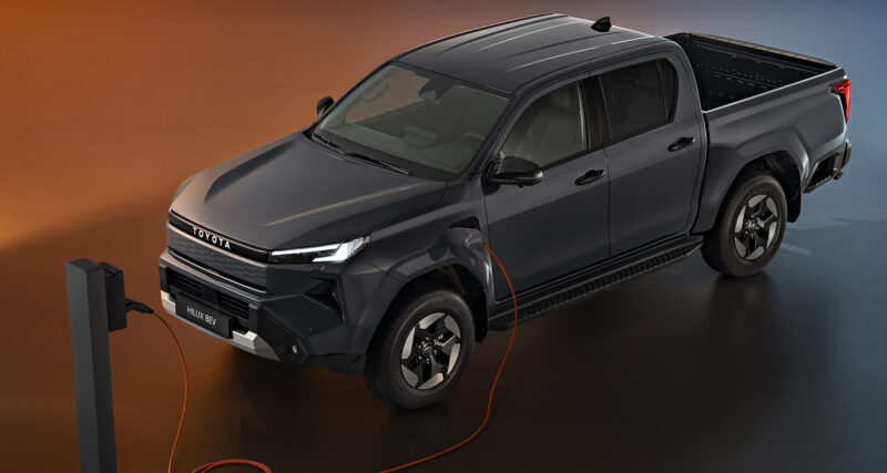 Toyota Hilux – Elektro-Pick-up, Frontansicht